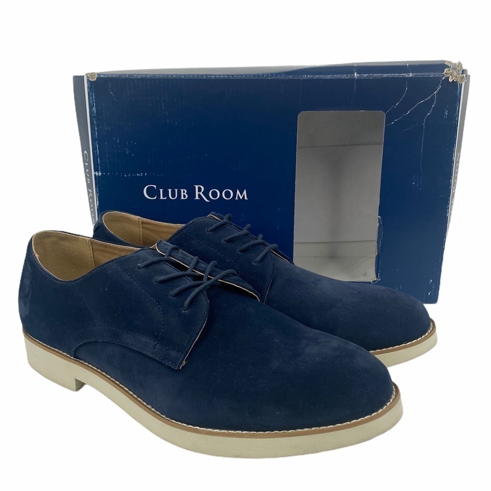 Club Room Shiloh Buck Lace Up Dress Shoes